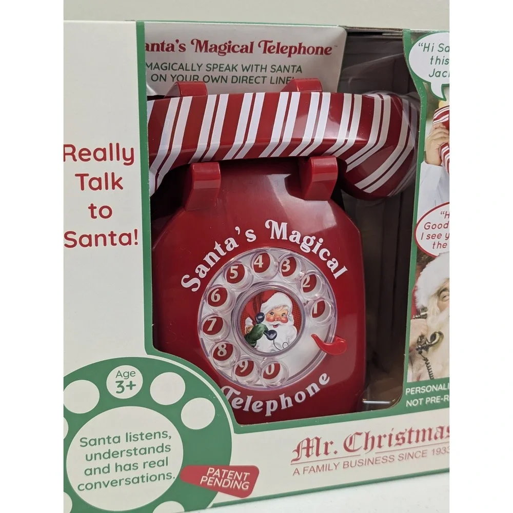 Mr. Christmas Santa's Interactive Magical Telephone Brand New In Box